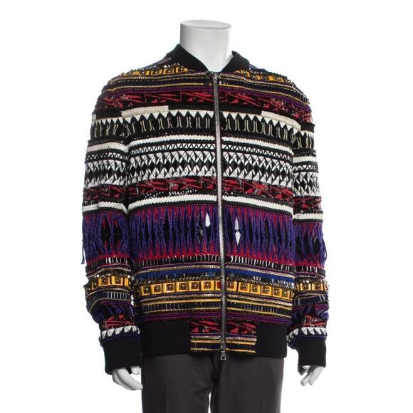 Balmain Embellished Silk Jacket - Picture 1 of 4